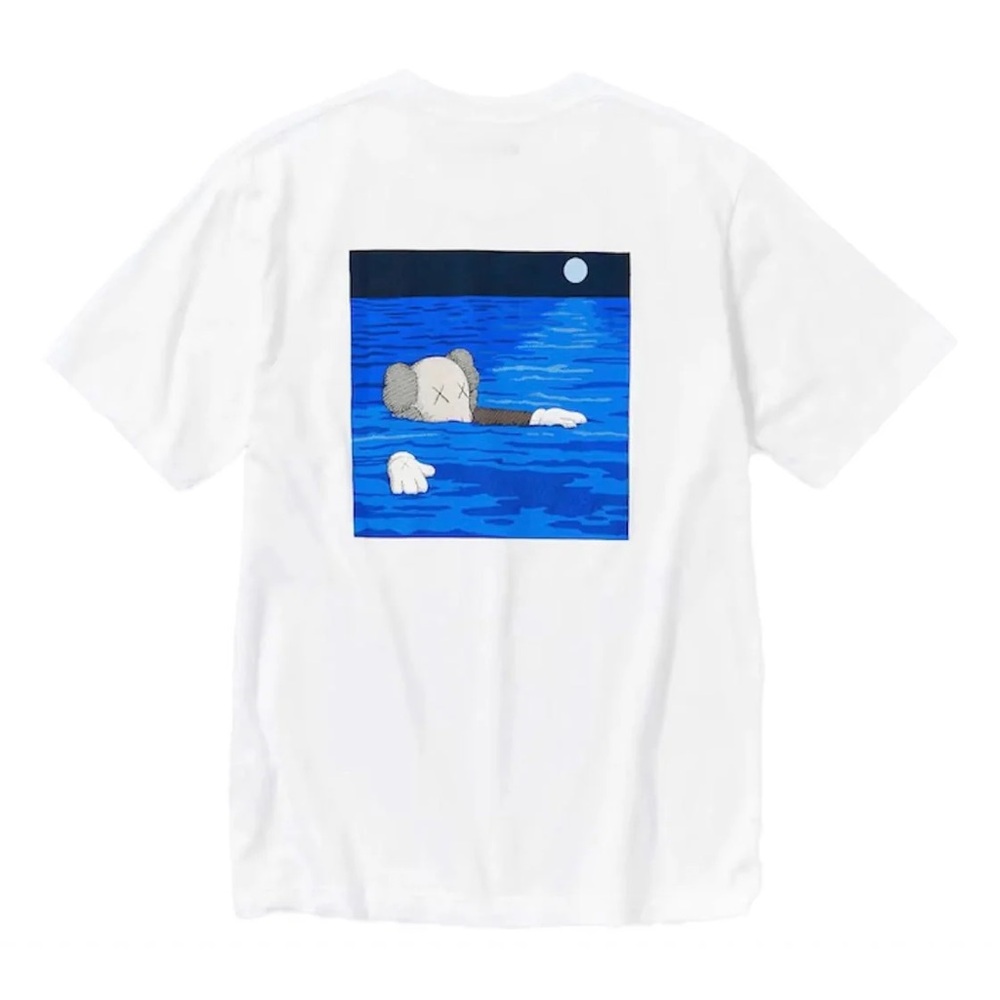 Kaws x Uniqlo white tee